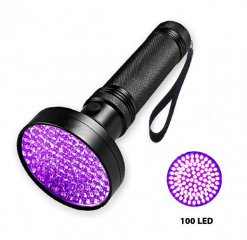 Đèn UV Led 100 bóng 18W sấy keo UV, soi tiền, tìm vật trú ẩn cầm tay tiện dụng