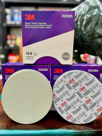 Giấy nhám đĩa siêu mịn 3M Trizact độ nhám P3000 6in 152mm